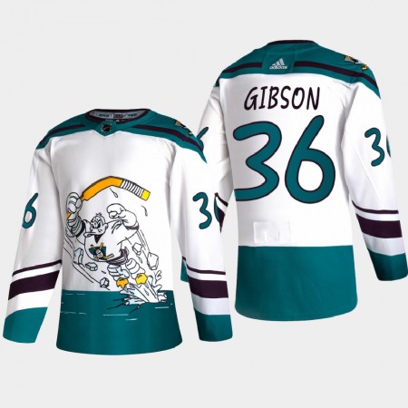 Pánské Hokejový Dres Anaheim Ducks Dresy John Gibson 36 2020-21 Reverse Retro Authentic